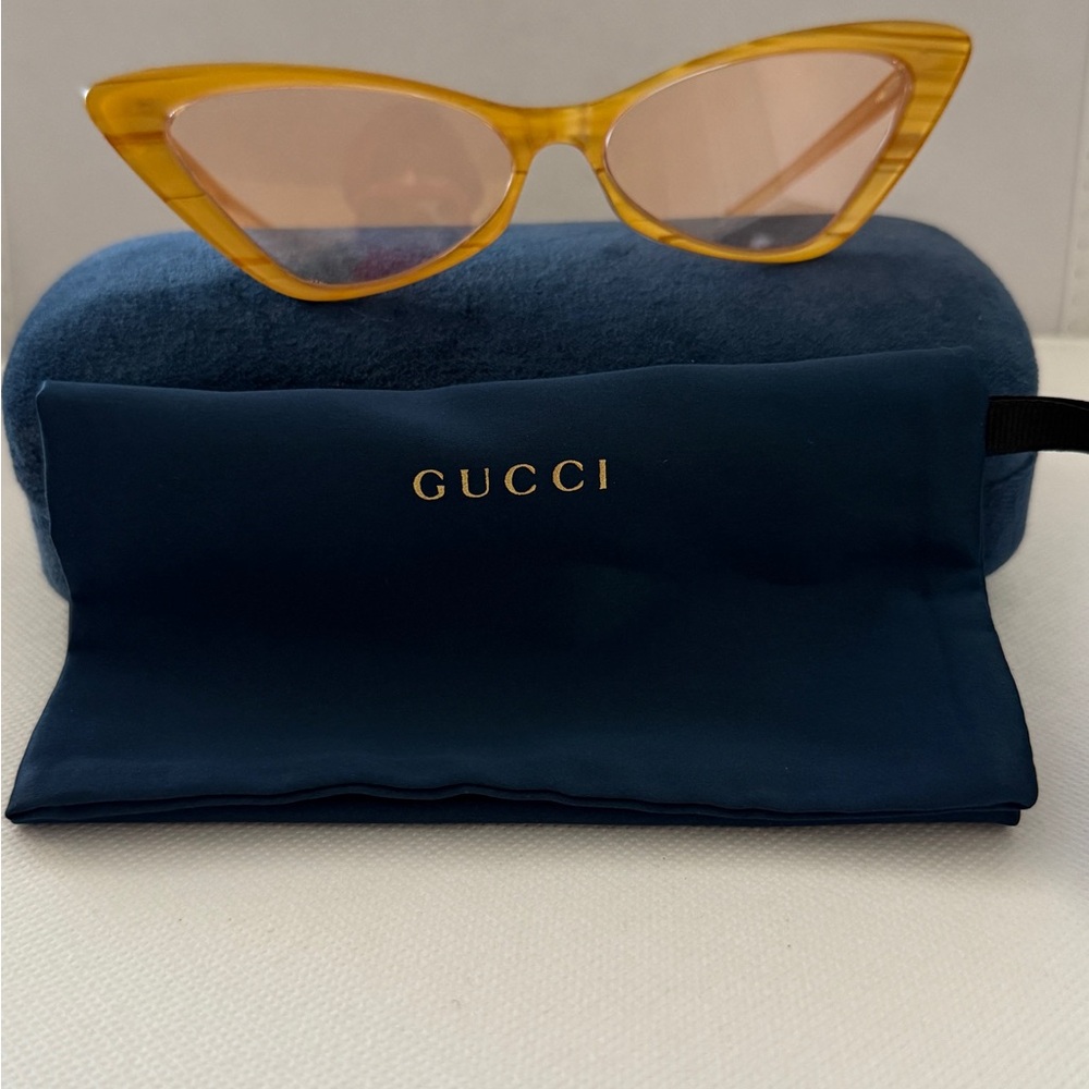 SOLD SOLD Gucci Women's Yellow Sunglasses